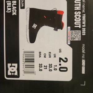 2023 DC Youth Scout Boa Snowboarding Boots